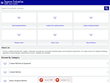 Tablet Screenshot of cookiedroppingmachine.com